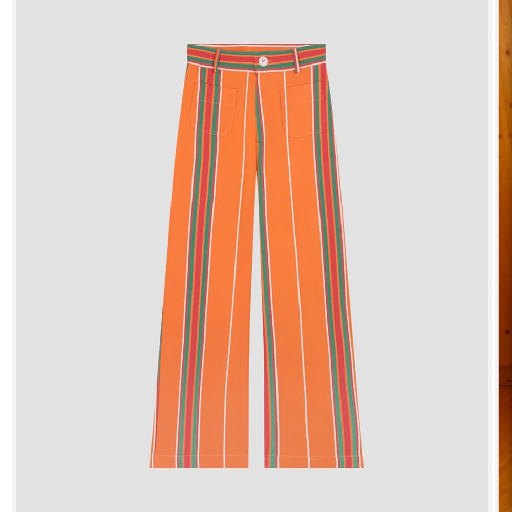 NWT La Veste Pippi Pants | Orange | Small
